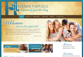 Christian Web Design for Hammondville Church of God