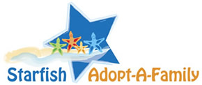 Starfish Adopt a Family Ministry Logo Design