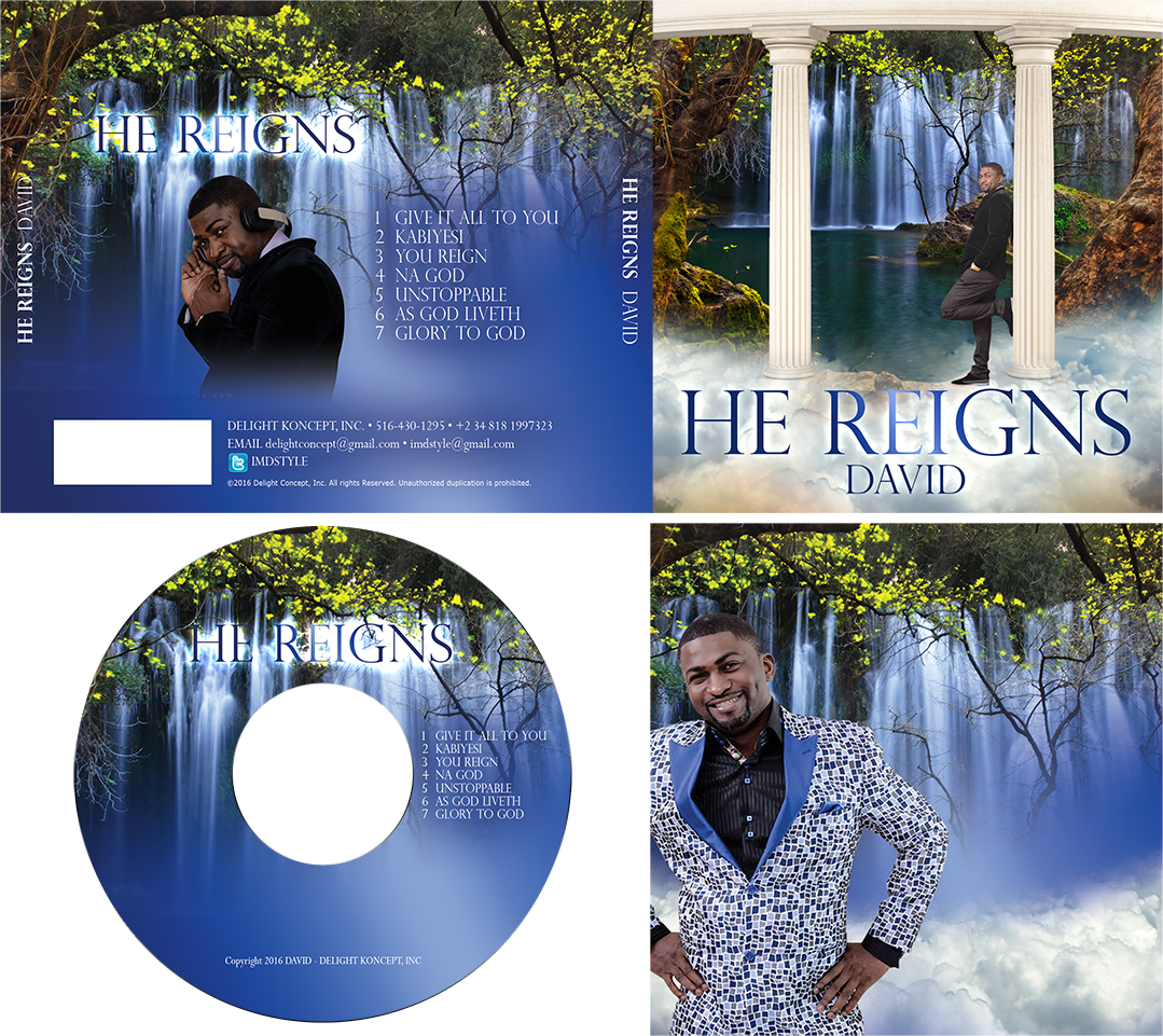 He Reigns CD Cover Design