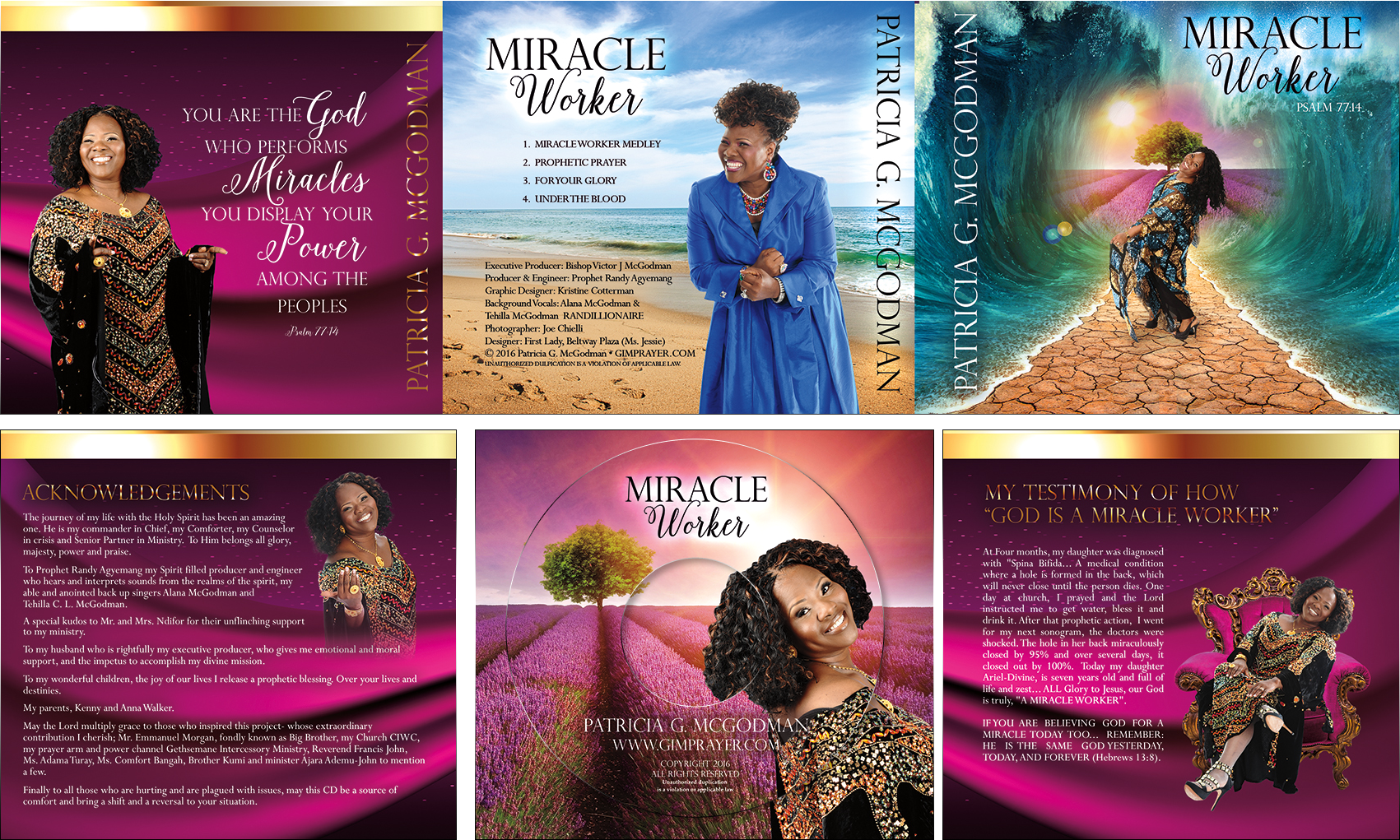 Miracle Worker CD Cover Design