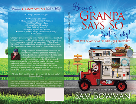 Because Grandpa Says So book cover design for Christian author