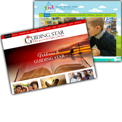Season to Celebrate Christian Web Design Package - First Half Payment