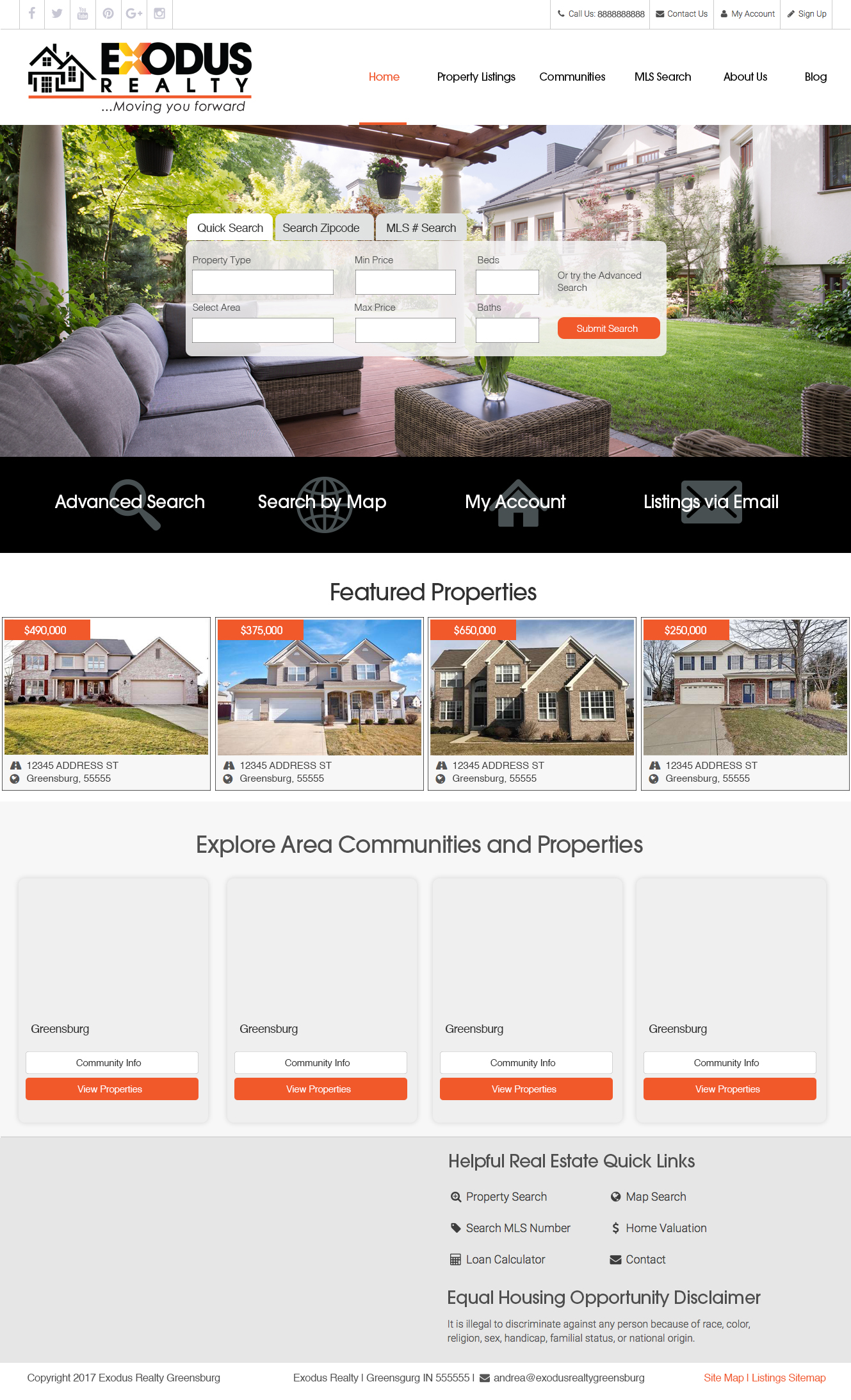 Exodus Realty Exodus Christian  & Graphic Design Studio