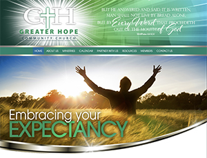 Greater Hope Community Church Website Design